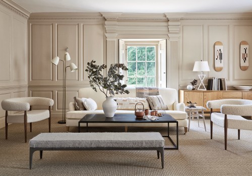 What is a good use of texture in interior design?